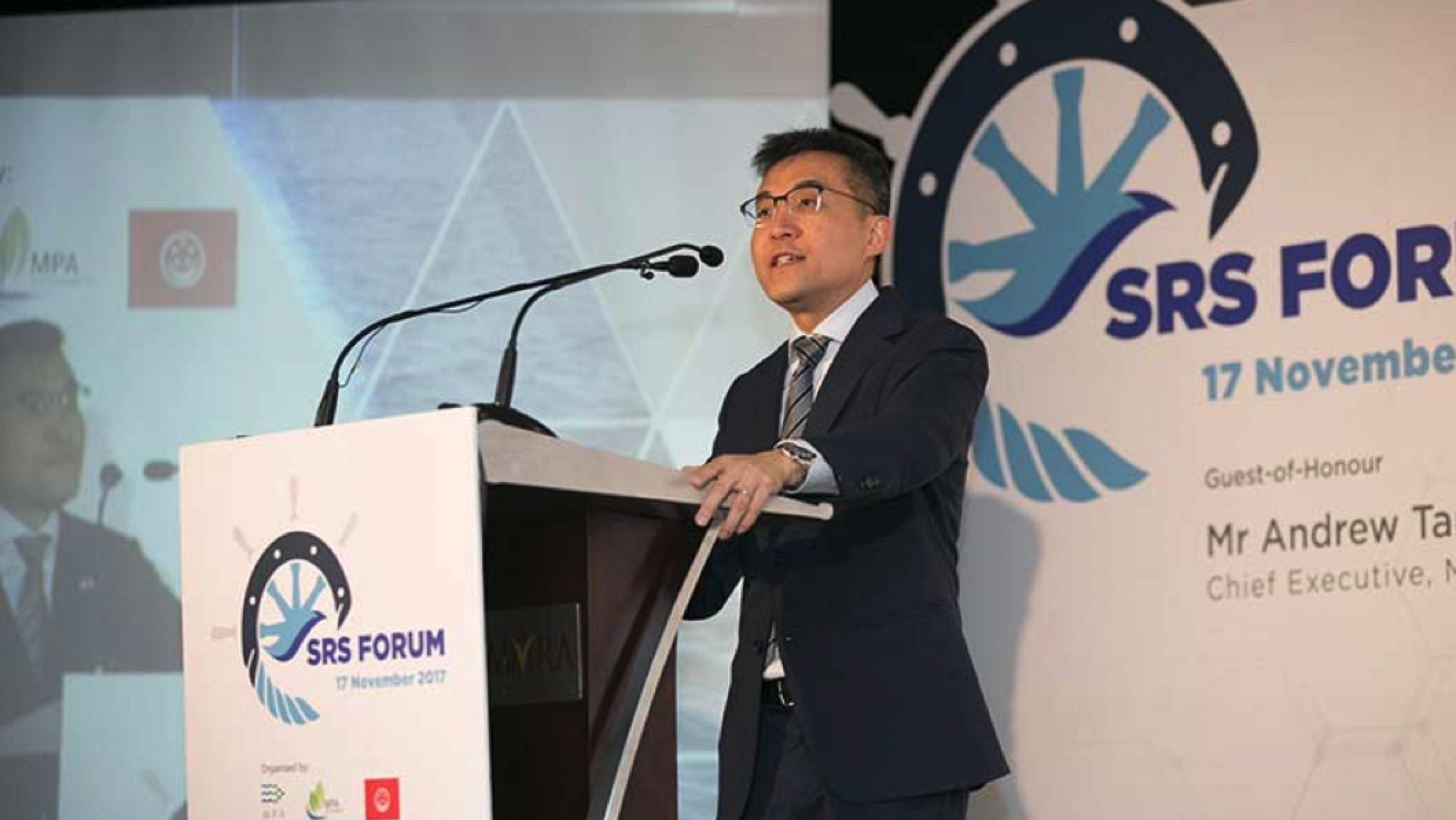 Mr. Tan, chief executive manager Singapore Maritime Port Authority Mr. Tan, chief executive manager Singapore Maritime Port Authority